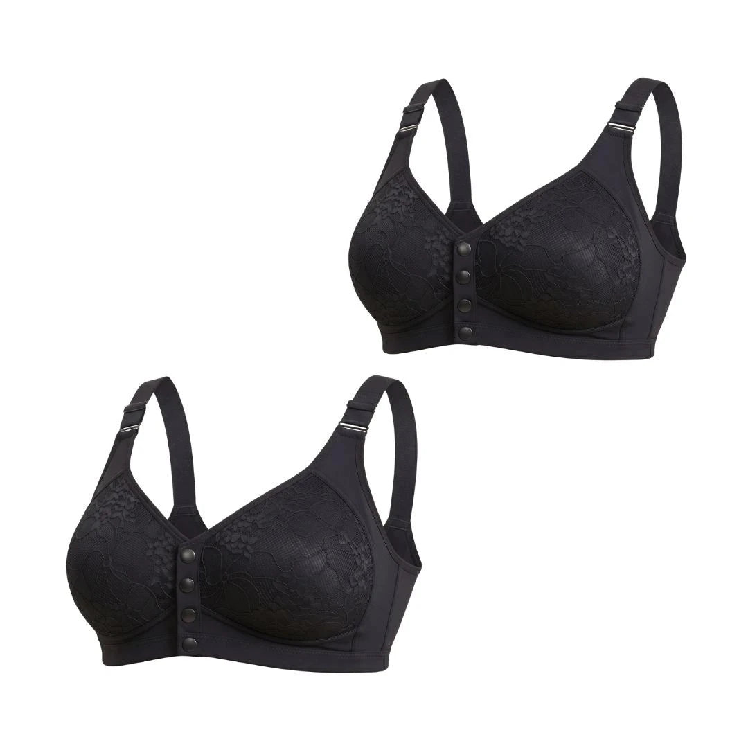 Kit 2 Sutiãs de Renda Alta Sustentação - 52% OFF + Frete Grátis