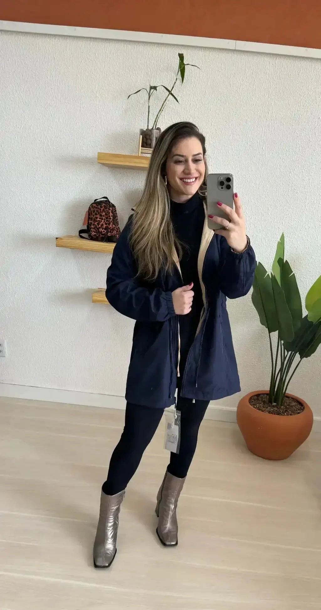 Parka Dupla Face Impermeável - 2 Looks em 1