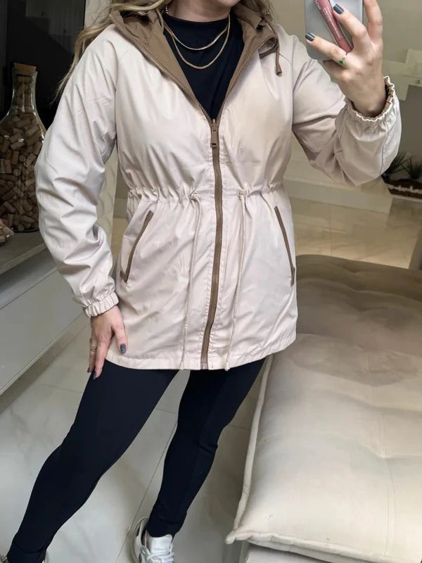 Parka Dupla Face Impermeável - 2 Looks em 1