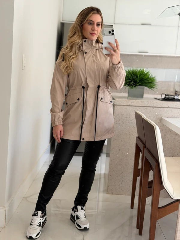Parka Dupla Face Impermeável - 2 Looks em 1