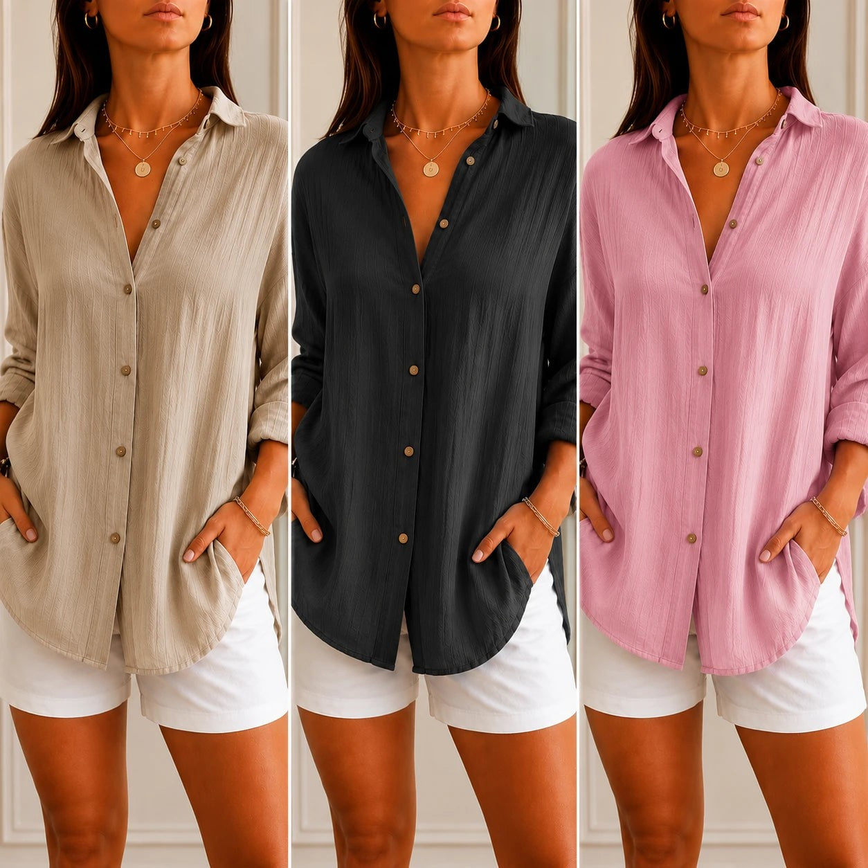 Kit 3 Camisas Cassandra™