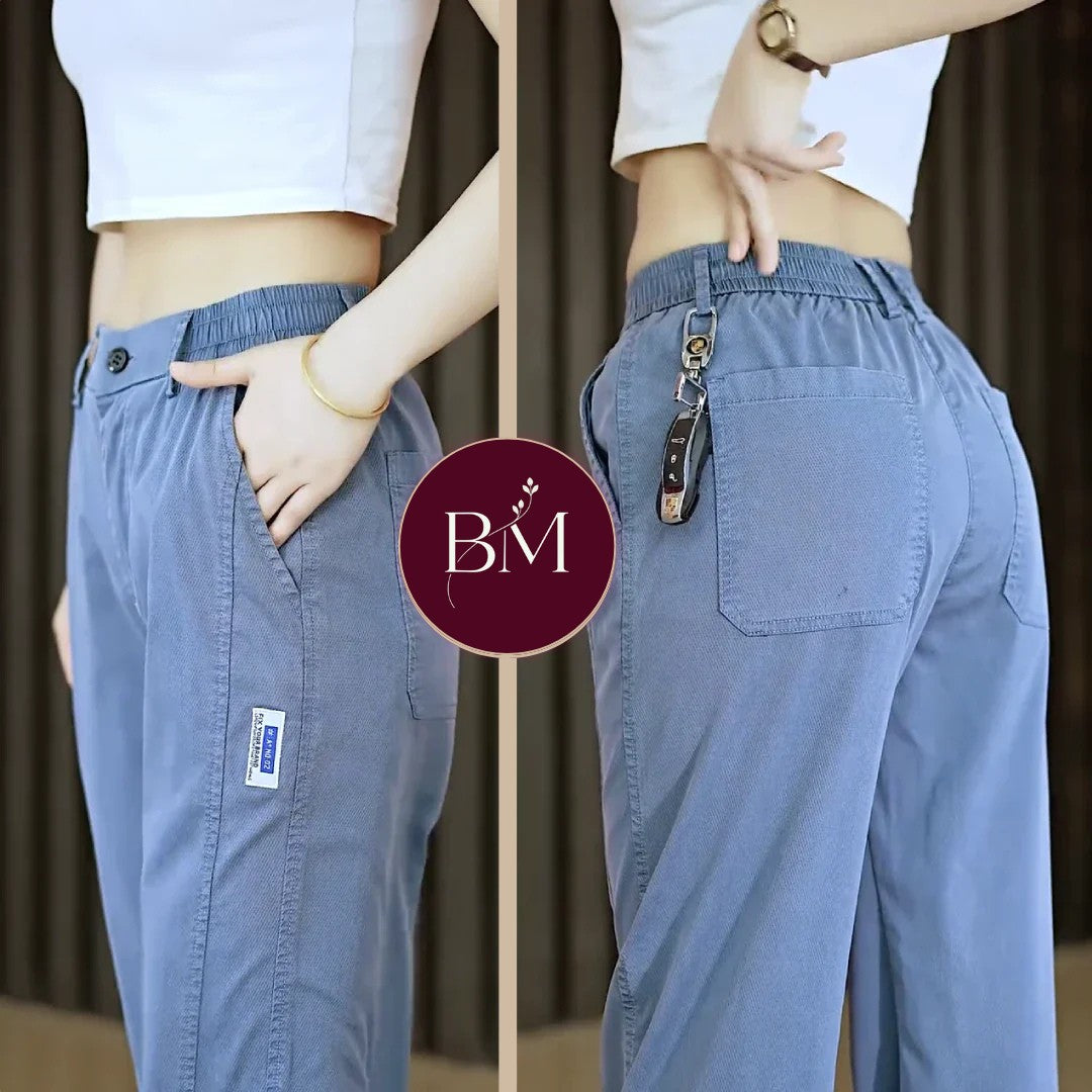 Calça Feminina Malu em Malha de Seda Gelo [Pague 2 Leve 3]