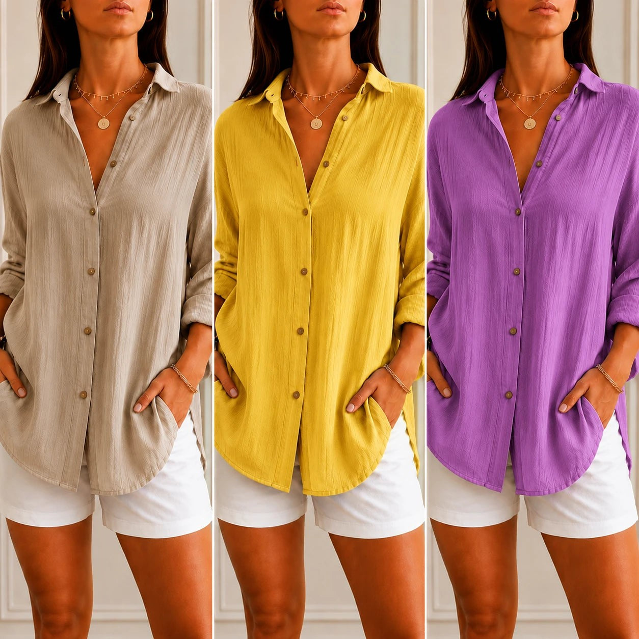 Kit 3 Camisas Cassandra™